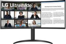 Изображение товара 34" монитор LG UltraWide 34WR55QK-B, 3440x1440, 100Гц, изогнутый