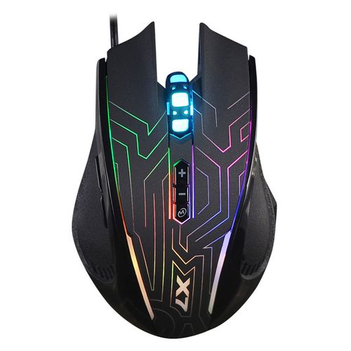 Мышь проводная A4TECH X87, игровая, оптическая, USB, 2400dpi, черный [x87 (maze)]