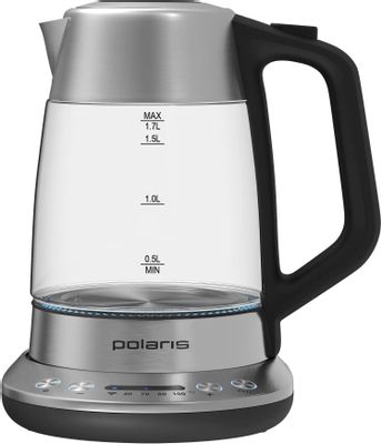 Чайник электрический Polaris PWK 1775CGLD, 1850Вт, серебристый матовый ...