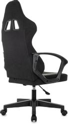Кресло игровое KNIGHT Оптимальный (Optimum), ткань, до 120кг,  черный/серый