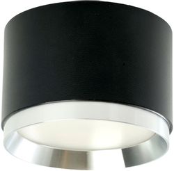 Спот FERON HL459, 12Вт, патрон GX53 х 1шт, накладной, на потолок, черный/хром