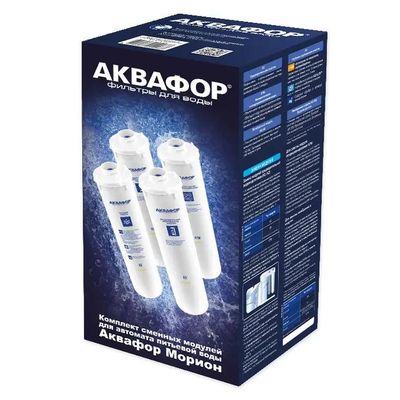 Характеристики Картридж Аквафор К5-К2-КО-50S-К7М, 4шт [518573] (474777 ...