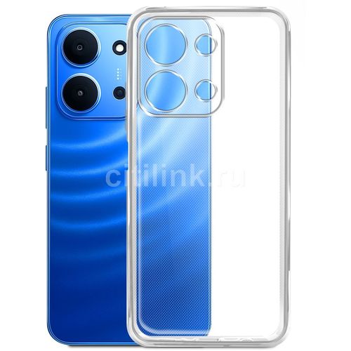 Чехол (клип-кейс) BORASCO Silicone Case, для Xiaomi Redmi 15C/Poco C85 4G, прозрачный [75559]