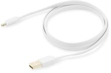 Изображение товара Кабель Buro micro USB (m) -  USB (m),  1м,  плоский,  2A,  белый [bhp microusb 1m flat]