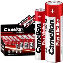 Изображение товара Батарейки Camelion Plus AA/AAA щелочные 40 шт — длительный срок службы и надежность