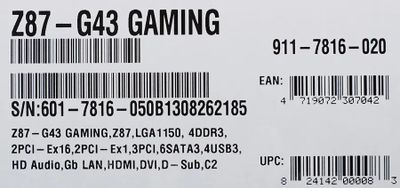 Z87g43 discount
