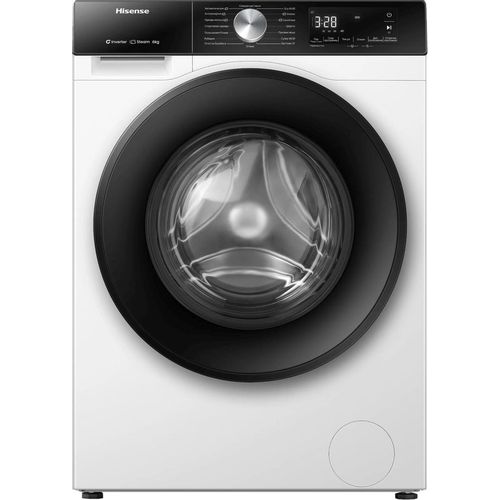 Стиральная машина Hisense WF3S6021BWU, с фронтальной загрузкой, 6кг, 1200об/мин, с паром, инверторная