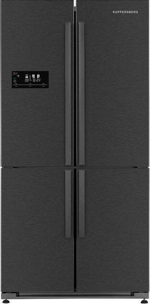Холодильник трехкамерный KUPPERSBERG NMFV 18591 DX Side by Side, темный металл