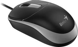 Мышь проводная Genius DX-123, USB, темно-серый