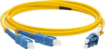 Патч-корд LanMaster 2 9/125 OS1/OS2 1м LSZH желтый [lan-2lc-2sc/su-1.0]