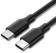 Изображение товара Кабель UGREEN US286,  USB Type-C (m) -  USB Type-C (m),  1м,  3A,  черный [50997]