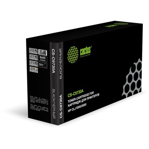 Картридж Cactus CS-C9730A черный