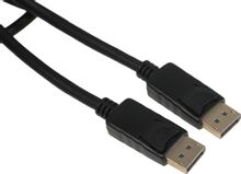 Изображение товара Кабель Display Port  V1.1,  DisplayPort (m) (прямой) -  DisplayPort (m) (прямой),  GOLD ,  5м,  черный