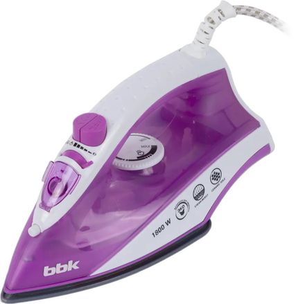 Утюг BBK ISE-1802, 1800Вт, фиолетовый