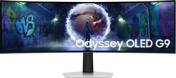 Изображение товара 49" Монитор Samsung Odyssey OLED G9 S49DG932SIXCI,  5120x1440,  OLED,  240Гц,  1хHDMI,  1хDP,  изогнутый, серебристый [ls49dg932sixci]