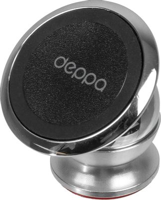 Держатель Deppa Crab Mage Steel для смартфонов, магнитный, серебристый ...