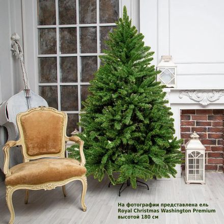 Искусственная елка 180см ROYAL CHRISTMAS Washington Premium Hinged, ПВХ, мягкая хвоя [230180]