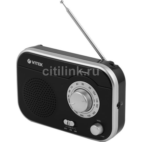Радиоприемник Vitek VT-3593, черный