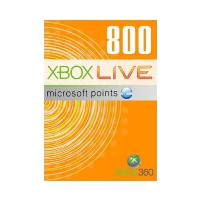 Характеристики Карта оплаты Microsoft Xbox 360 Live Points 800 для Xbox ...