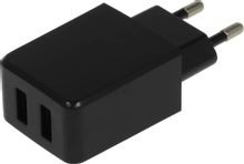 Изображение товара BORASCO Сетевое зарядное устройство 2xUSB-A 1USB-C 2.1A черное