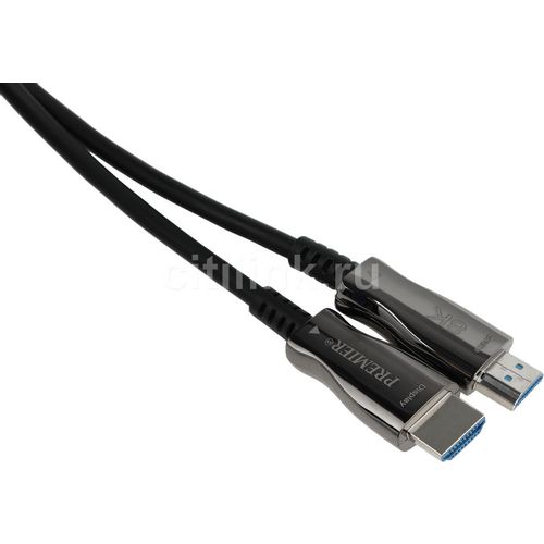 Кабель соединительный аудио-видео PREMIER 5-806 50.0, HDMI (m) — HDMI (m), ver 2.1, 50м, GOLD, черный