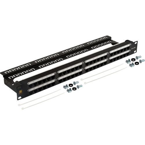Патч-панель Lanmaster (LAN-PPC48U6A) 19" 1U 48xRJ45 кат.6A UTP