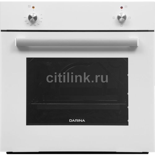 Духовой шкаф электрический Darina BO 1700 W, 50л, дверца с 2 стеклами, белый