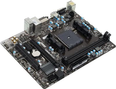 Характеристики Материнская плата MSI A68HM-P33 V2, Socket FM2+, AMD A68H,  mATX, Ret (321898) смотреть в СИТИЛИНК