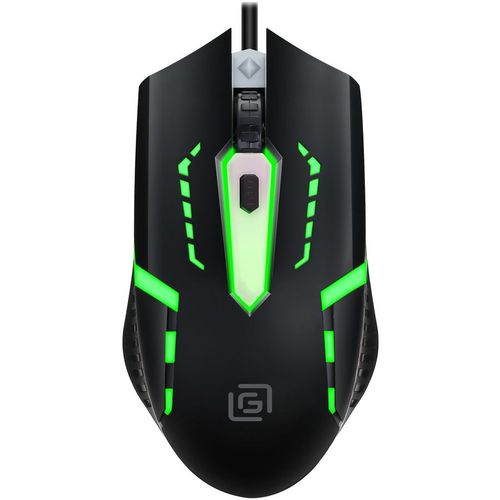 Мышь проводная Oklick 398G, игровая, оптическая, USB, 2400dpi, черный [1431665]