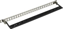 Патч-панель наборная Hyperline (PPBLHD-19-24S-SH-RM) 19" 0.5U 24x