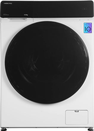 Стиральная машина HIBERG i-DDQ9 612 W, с фронтальной загрузкой, 6кг, 1200об/мин, инверторная