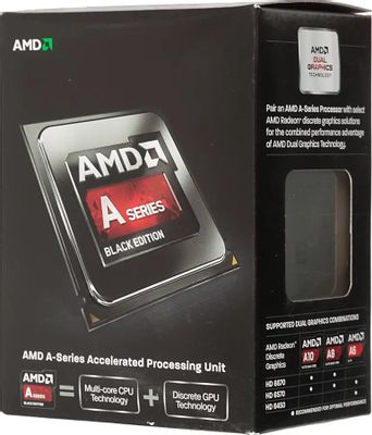 Процессор AMD A10 6800K, SocketFM2,  BOX [ad680kwohlbox]