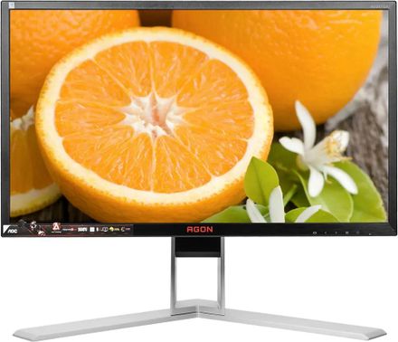 23.8" Монитор AOC Gaming AG241QX, 2560x1440, TN+film, 144Гц, 2хHDMI, 1хDP, черный