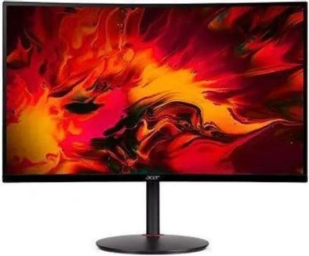 27" Монитор Acer Nitro XZ270Xbmiiphx,  1920x1080,  VA,  240Гц,  2хHDMI,  1хDP,  изогнутый, черный [um.hx0ee.x01]