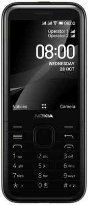 Сотовый телефон Nokia 8000 4G,  черный