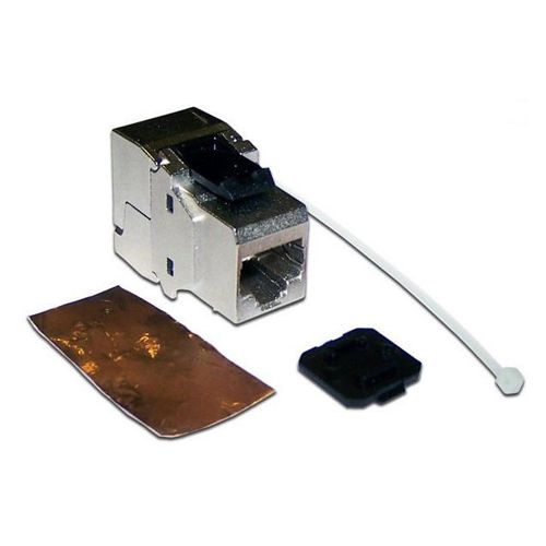 Модуль информационный Lanmaster (LAN-OK45S6A/180) Keystone RJ45 кат.6A серебристый