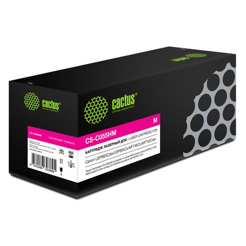 Картридж Cactus CS-C055HM, 055 H M, пурпурный / CS-C055HM