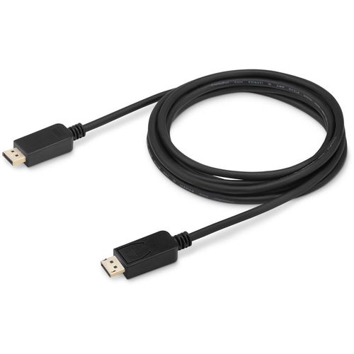 Кабель аудио-видео Buro v 1.2, DisplayPort (m) — DisplayPort (m), 3м, GOLD, черный [bhp dpp_1.2-3]