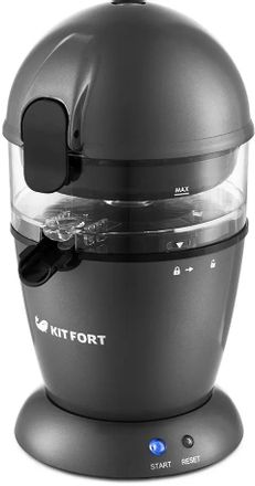 Соковыжималка KitFort КТ-1115,  цитрусовая,  черный