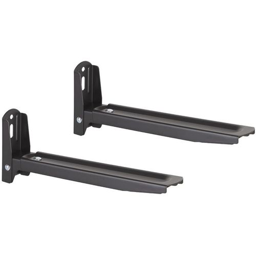 Кронштейн Kromax Micro-6b, для СВЧ, настенный, макс. 35кг, черный