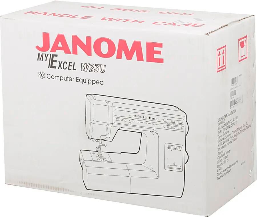 Обзор Товара Швейная Машина Janome My Excel W23U Белый (600129) В.