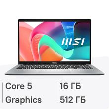 Изображение товара Мощный ноутбук MSI Modern 15 F1MG-815RU с IPS-дисплеем и 16 ГБ памяти