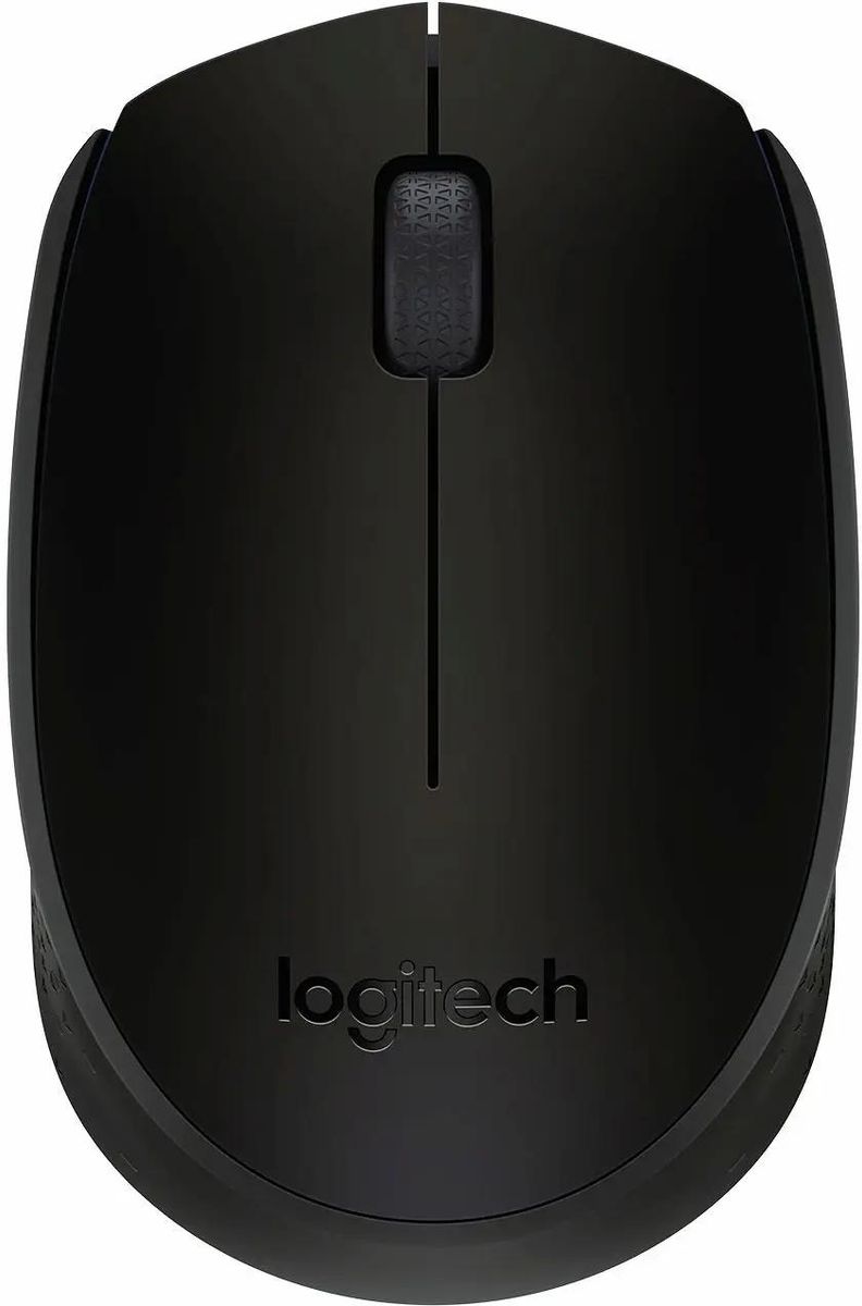 Мышь Logitech B170, оптическая, беспроводная, USB, черный [910-004798] –  купить в Ситилинк | 397771