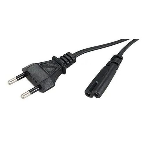 Кабель питания Buro BU-PCAB-1.8-2PIN, IEC C7 (2-pin) - Евровилка, 1.8м