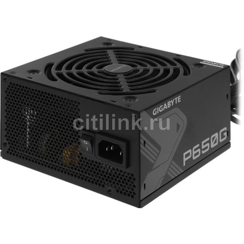 Блок питания Gigabyte GP-P650G PG5, 650Вт, 80 PLUS GOLD, 120мм, черный, retail
