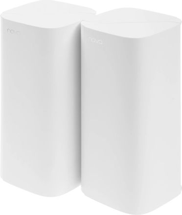 Бесшовный Mesh роутер TENDA EX12,  Wi-Fi 6,  AX3000,  2.4/5ГГц, 3 LAN,  белый, 2 шт. в комплекте [ex12(2-pack)]