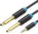 Изображение товара Кабель аудио VENTION BACBH,  Jack 3.5 (m) -  2xJack 6.5 (m),  медь луженая, 2м, GOLD,  черный