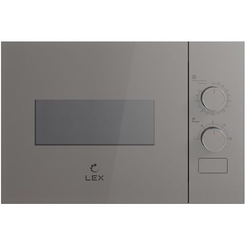 Встраиваемая микроволновая печь LEX Bimo BIMO 15.01N GR, 15л, 600Вт, серый [chve000039]