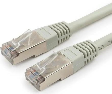 Патч-корд CABLEXPERT PP6-15M литой (molded), FTP, кат.6, 15м, 4 пары, 24AWG, алюминий омедненный, многожильный, серый
