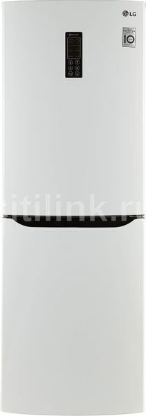 Холодильник двухкамерный LG GA-B379SQUL Total No Frost, инверторный белый